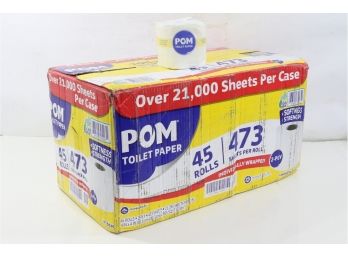 Pom Bath Tissue 2 Ply (473 Sheets 45 Rolls)
