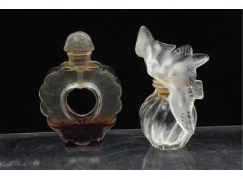 2 Lalique Perfume Bottles