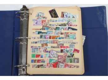 Vintage Postage Stamp Collection Binder