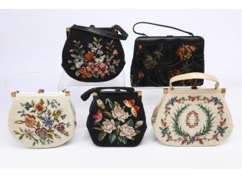 5 Vintage Tapestry Bags