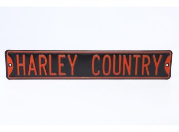Harley Country Sign