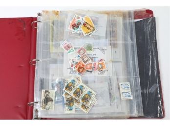 Binder Of Foreign Stamps