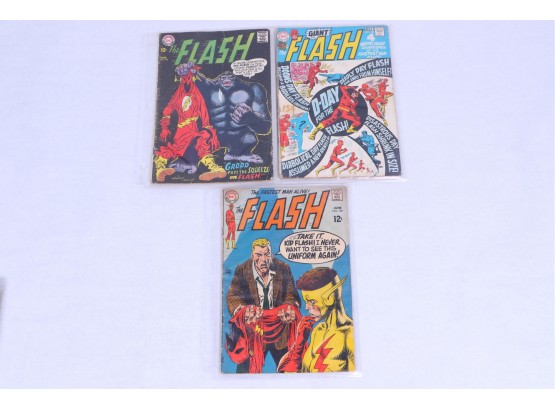 Lot Of 3 DC Comics ' The Flash ' # 172  #187 And #189