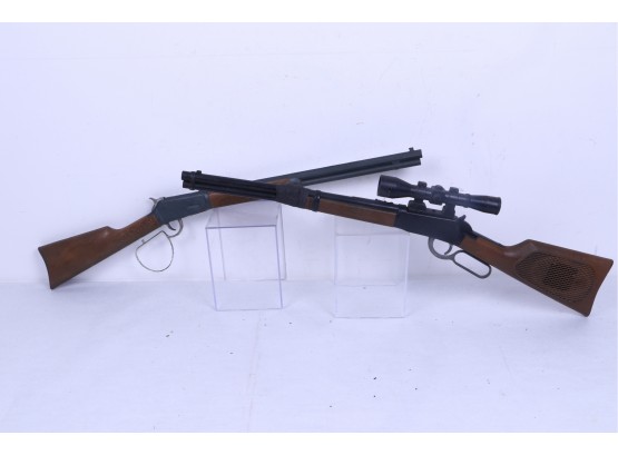 2 Vintage Plastic Toy Rifles