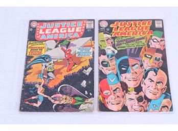 JUSTICE LEAGUE OF AMERICA #61 1968 And JUSTICE LEAGUE OF AMERICA #31, 1964
