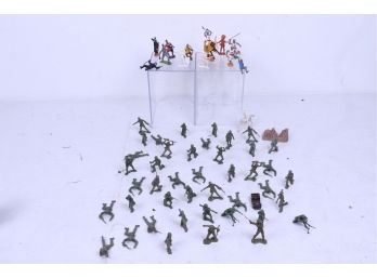 Group Of Vintage Toy Soldiers