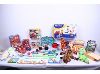 Group Of Toys And Games