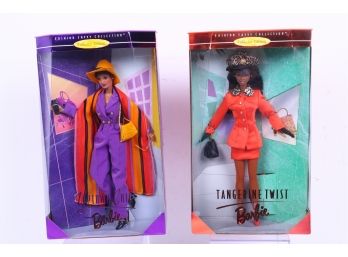1997 Tangerine Twist African American Barbie And  Uptown Chic Barbie Doll New In Boxes