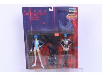 Alpha Action Dolls Motoko Kusanagi Ghost In The Shell  White Out Hard Disk New In Box