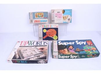 Group Of Vintage Board Games