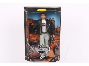 1998 Harley Davidson First Collector Edition Ken Doll Complete New In Box