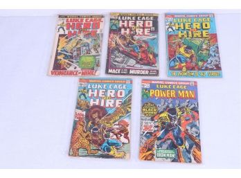 Lot Of Luke Cage Hero For Hire Marvel Comics #2, #3, #4, #13, #17
