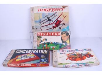 Group Of Vintage Board Games
