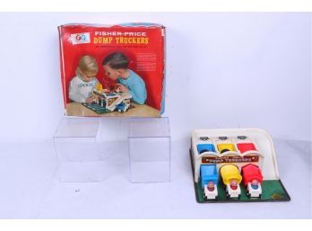 Vintage Fisher Price Dump Truckers In Box