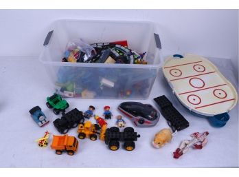 Plastic Bin Of Toys