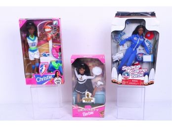 Group Of 3 Barbies New In Boxes
