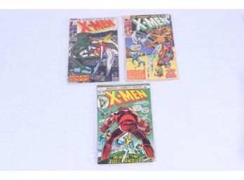 Lot Of 3 Vintage X- Men Comics #61 #65 And #80