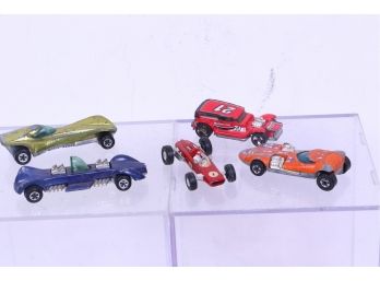 Group Of Vintage Toy Race Cars