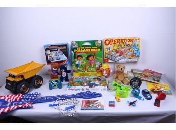 Group Of Toys And Games