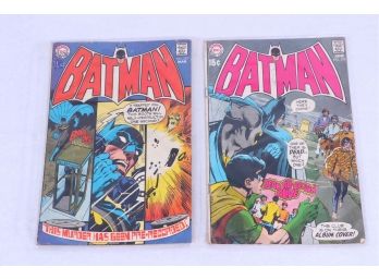 2 Vintage DC Comics Batman #220  And  Batman  #222  Beatles Cover Rare