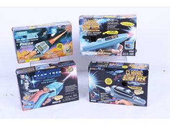 4 Vintage Star Trek Phaser Boxes