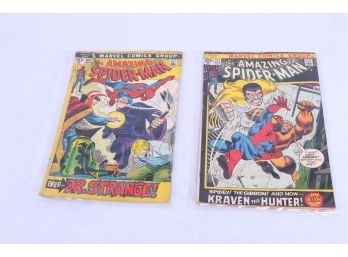 Group Of 2 Vintage Marvel Comics 'the Amazing Spider Man' #109 And #111
