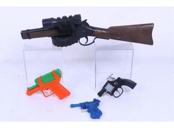 Group Of Vintage Plastic Toy Guns