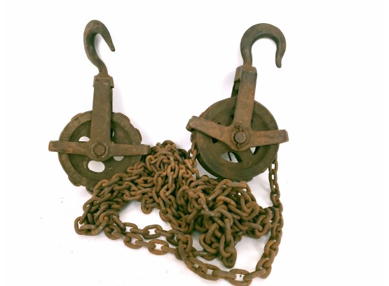 Wright 1/2 Ton Differential Block Hoist With Chain