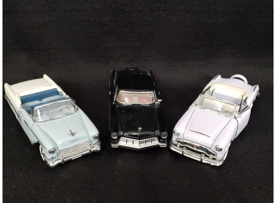 Group Of 3 Franklin Mint Precision Models Cars