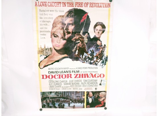 1966 Doctor Zhivago 1 Sheet Movie Poster
