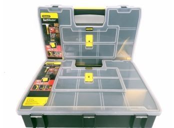Pair Of 17' X 13' Stanley Sort Master Tool Box Parts Trays
