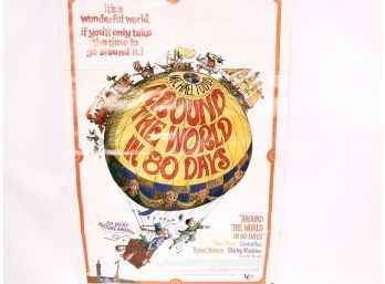 1968 Around The World In 80 Days Vintage  1 Sheet Movie Poster