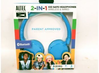 Kids Altec Lansing Bluetooth Headphones MZX250 Blue