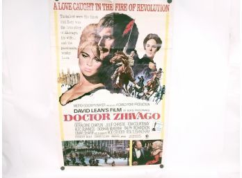 1966 Doctor Zhivago 1 Sheet Movie Poster
