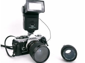 Olympus OM-2 Camera With Lenses