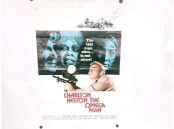 Charlton Heston The Omega Man One Sheet Movie Poster
