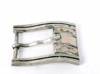 30 Gram Sterling Silver Buckle Made In Mexico
