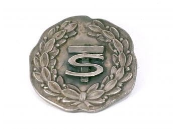TS 1917 Memorial Prize Sterling Silver Pin 11.5 Grams