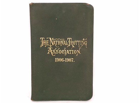 1907 National Trotting Association Horse By-laws Rule Book