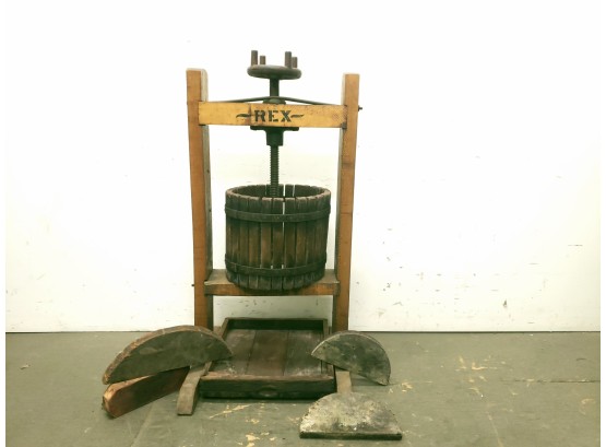 Large American Toy And Novelty Works Wine Press
