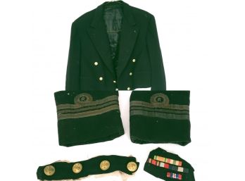 WWII Royal Navy Woman's Jacket, Pins And Cuffs