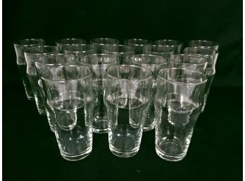 Lot Of 18 Industrial Arts Brewing Beer Pint Glasses For Bar