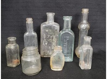 Small Antique Bottle Collection Including Psychine