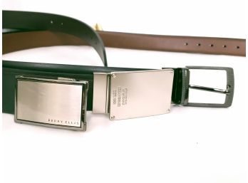 Perry Ellis And Guess Mens Belts Size 36
