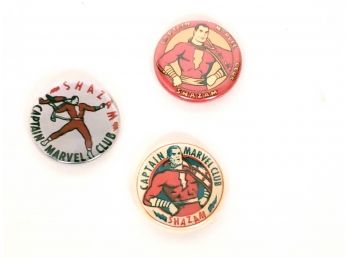 3 Modern Captain Marvel Pins