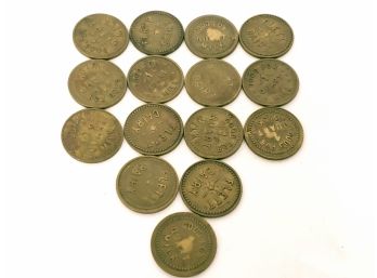 Collection Of Flett Dairy Tokens