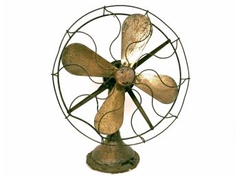Antique Westinghouse 16' Brass Blade Fan Needing Repair