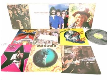 Mixed Lot Of Rock Vinyl Records, Kansas, Jethro Tull, Three Dog Night And More