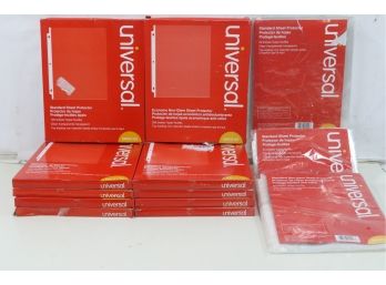 Group Of 13 Universal Sheet Protectors Includes, Standard & Economy Non-glare