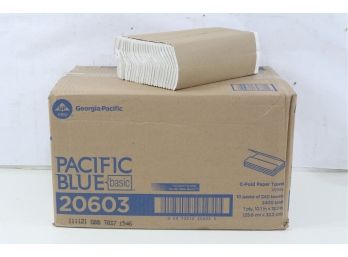 Pacific Blue Basic C-Fold Paper Towels White 10 Packs Per Case 20603